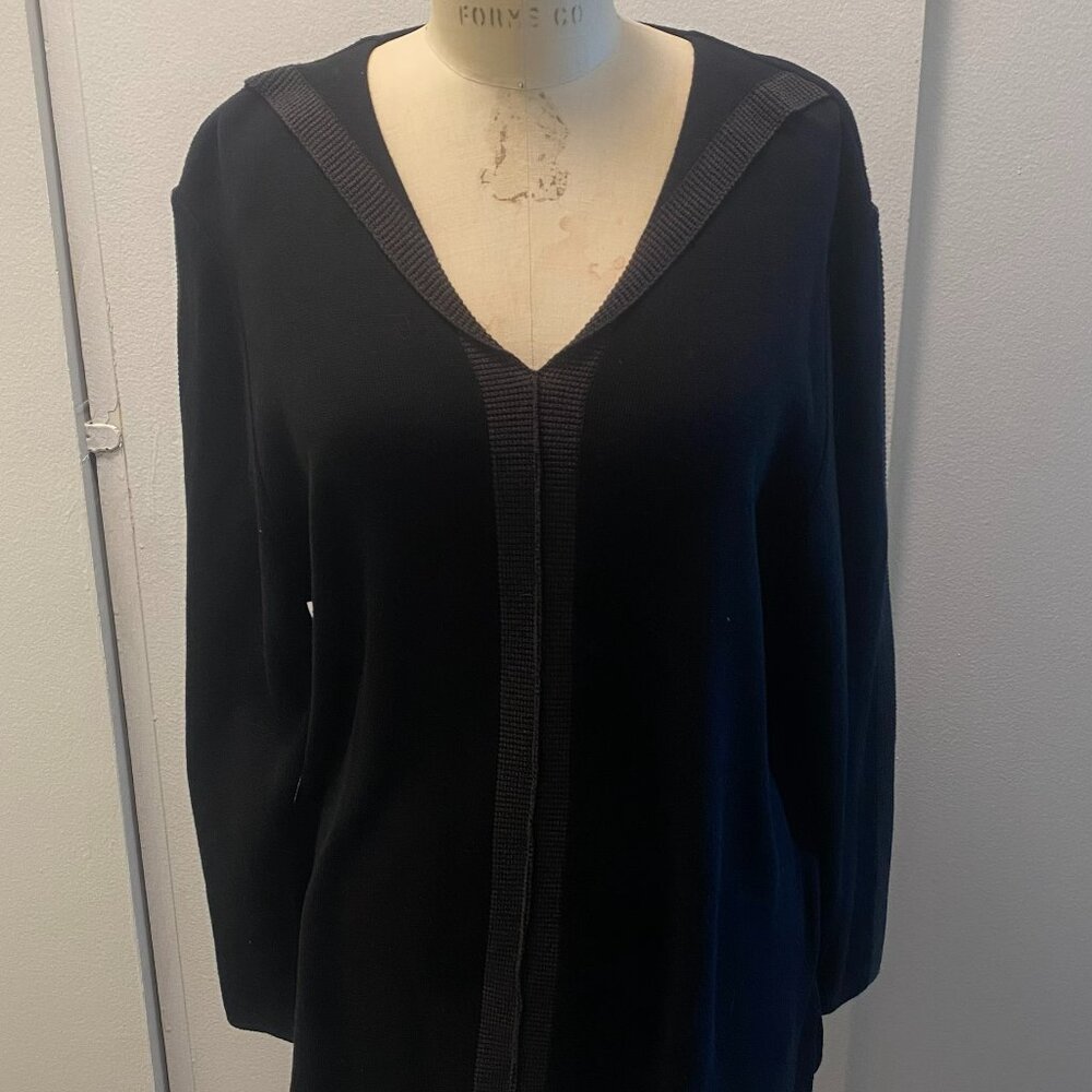 Vintage Black Mallet Blouse